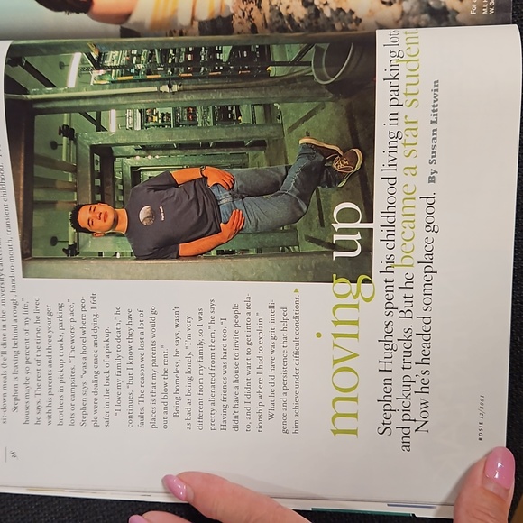 ROSIE MAGAZINE John Travolta December 2001 EUC Holiday crafts decor recipes - Picture 10 of 14